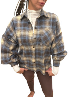 Camicia quadroni -  oversize fashion