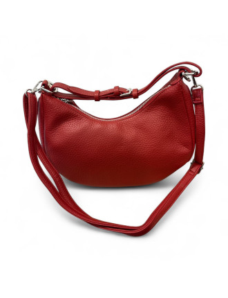 Borsa bordò - a tracolla in ecopelle