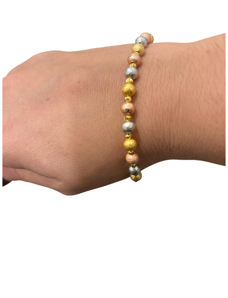 Bracciale “Luce Contemporanea” – Oro, Oro Rosa e Argento