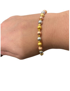 Bracciale “Luce Contemporanea” – Oro, Oro Rosa e Argento