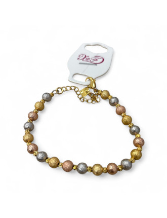 Bracciale “Luce Contemporanea” – Oro, Oro Rosa e Argento